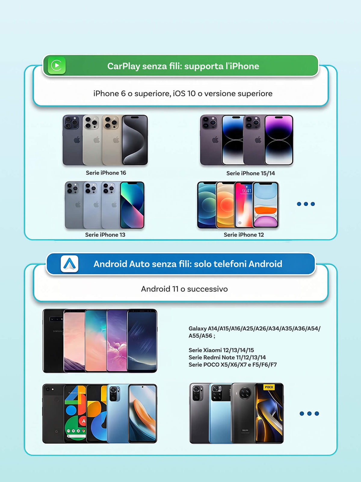 Telefoni cellulari adattivi