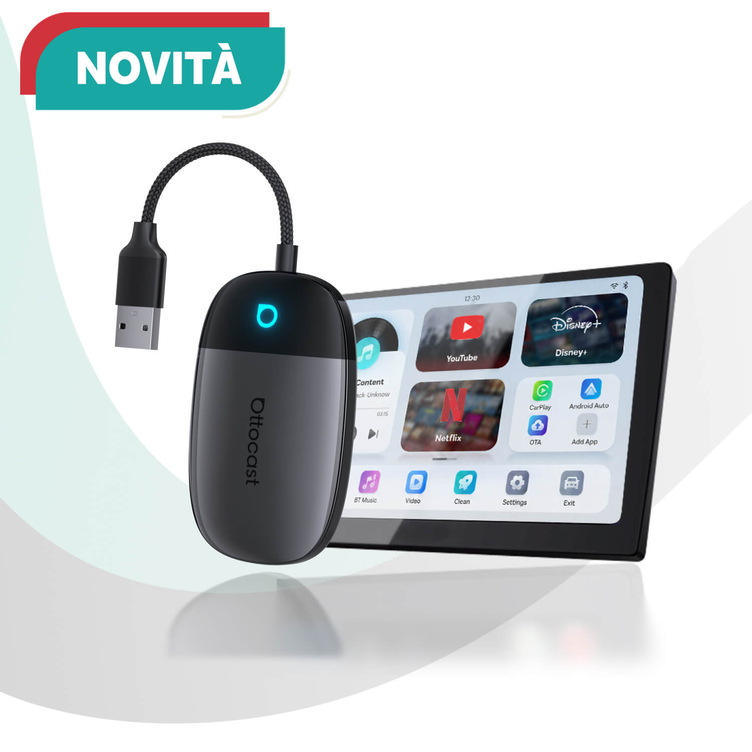Play2Video X Wireless CarPlay/Android Auto All-in-1 Adapter