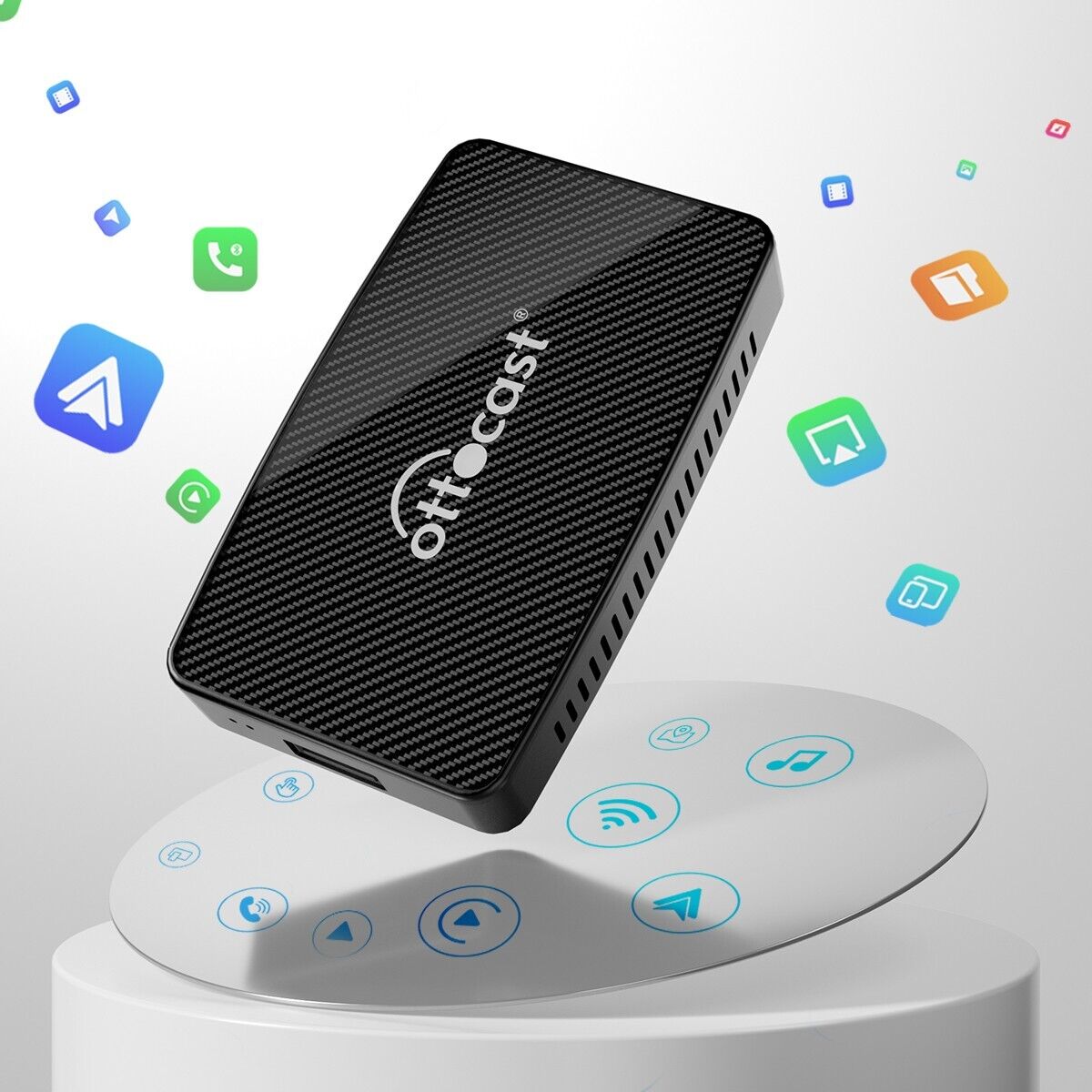 Ottocast® Play2Video Pro Adattatore 3 in 1 con YouTube e Netflix