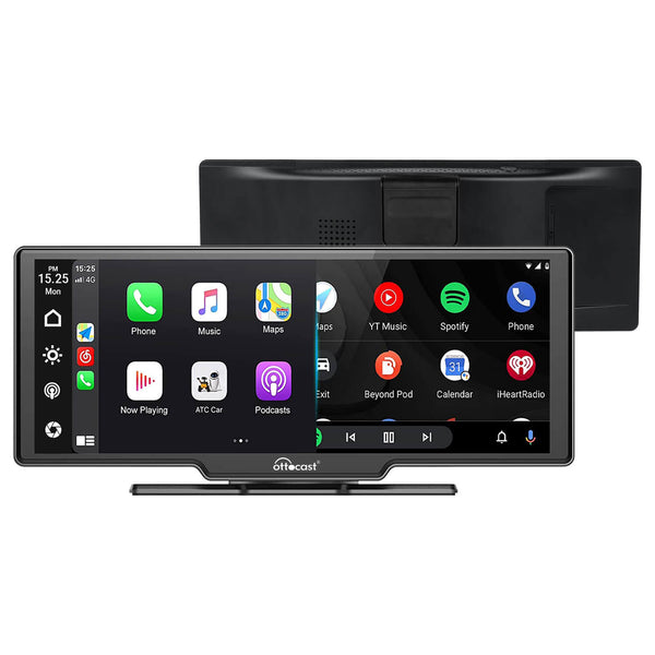 10" portable screen for Apple CarPlay and Android Auto