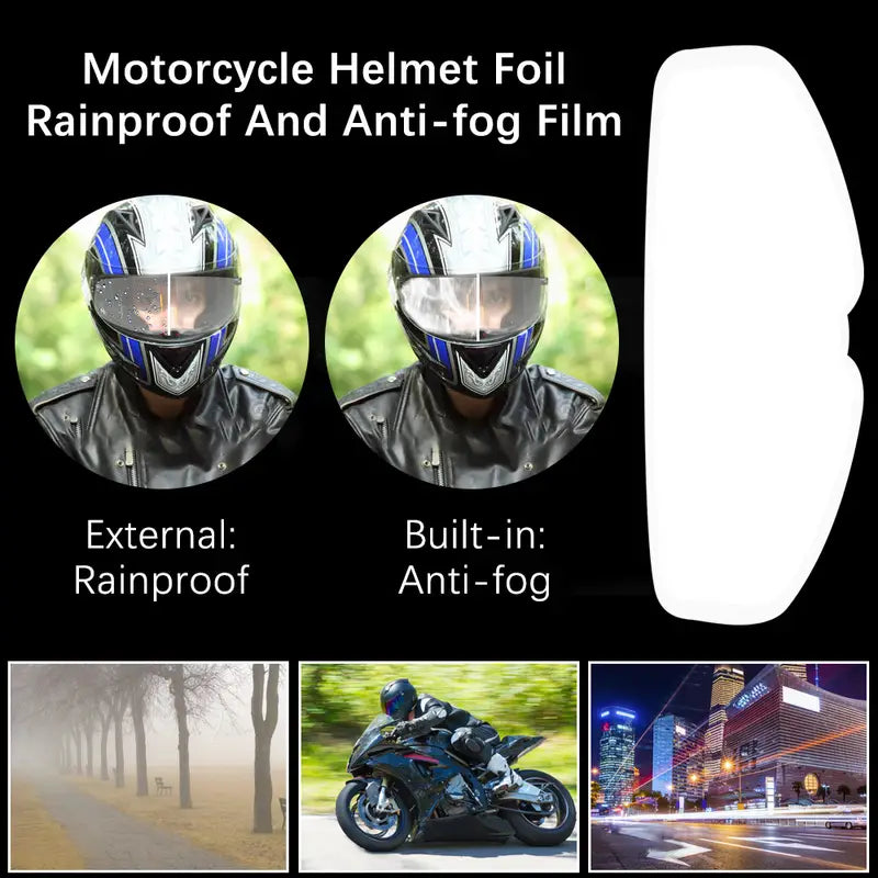 Motorcycle Helmet Waterproof Lens Film 