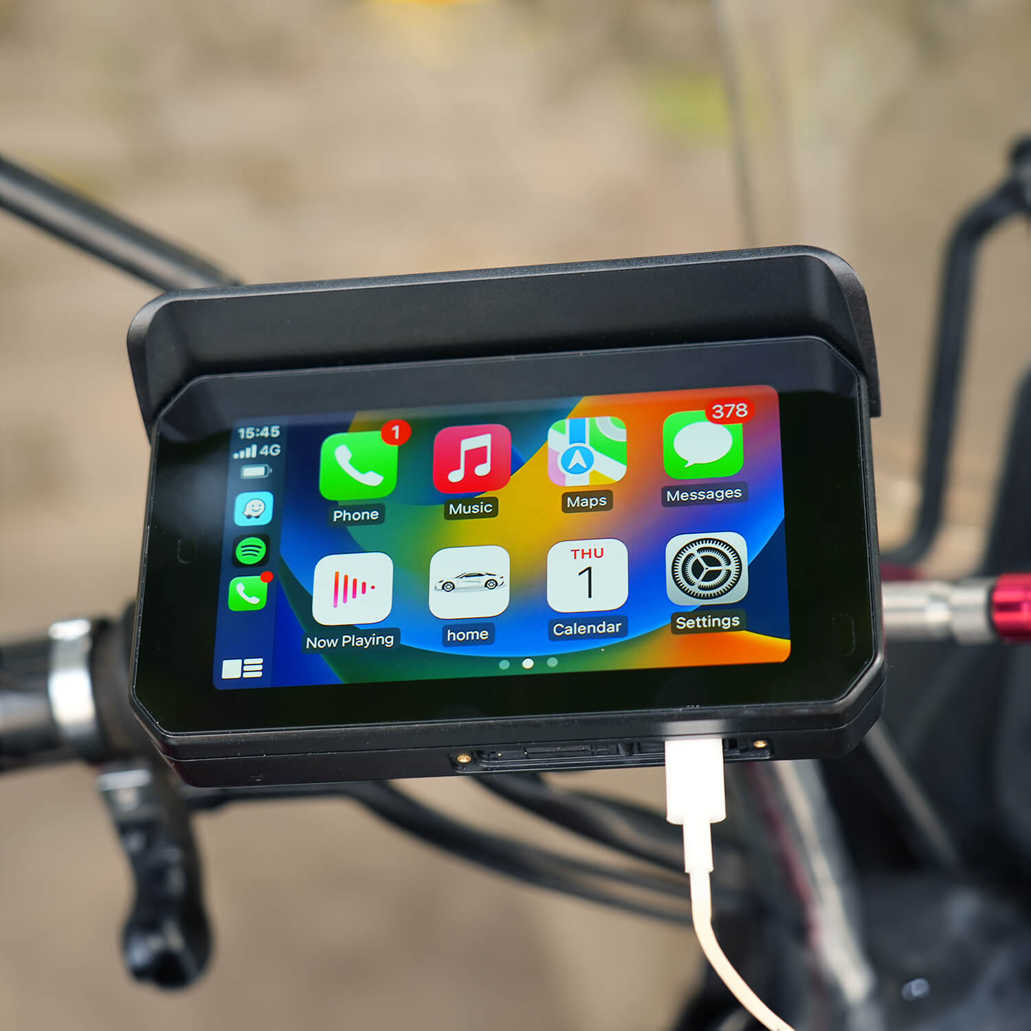 CarPlay Lite C5 SE GPS per moto Wireless Carplay/Android Auto Schermo impermeabile