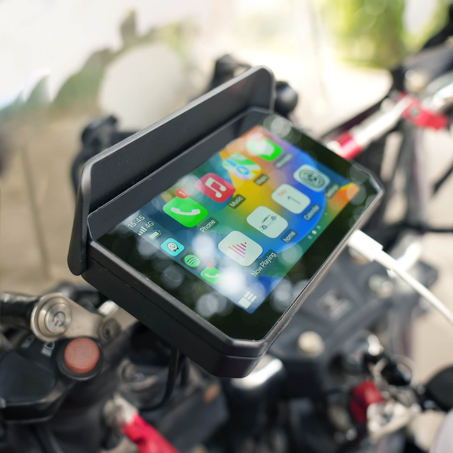 CarPlay Lite C5 SE GPS per moto Wireless Carplay/Android Auto Schermo impermeabile