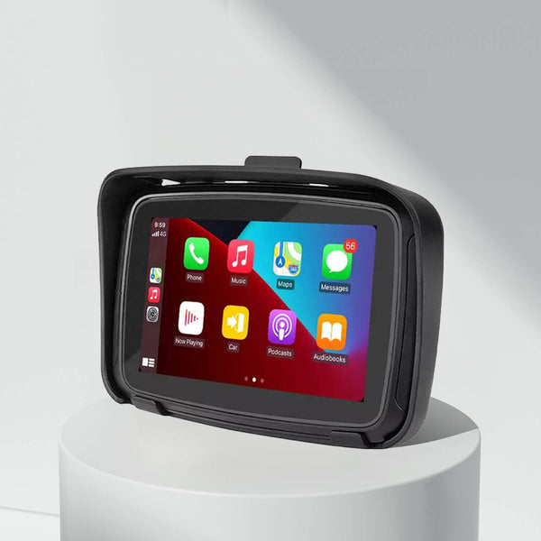 CarPlay C5 GPS per moto Wireless Carplay/Android Auto Schermo impermeabile