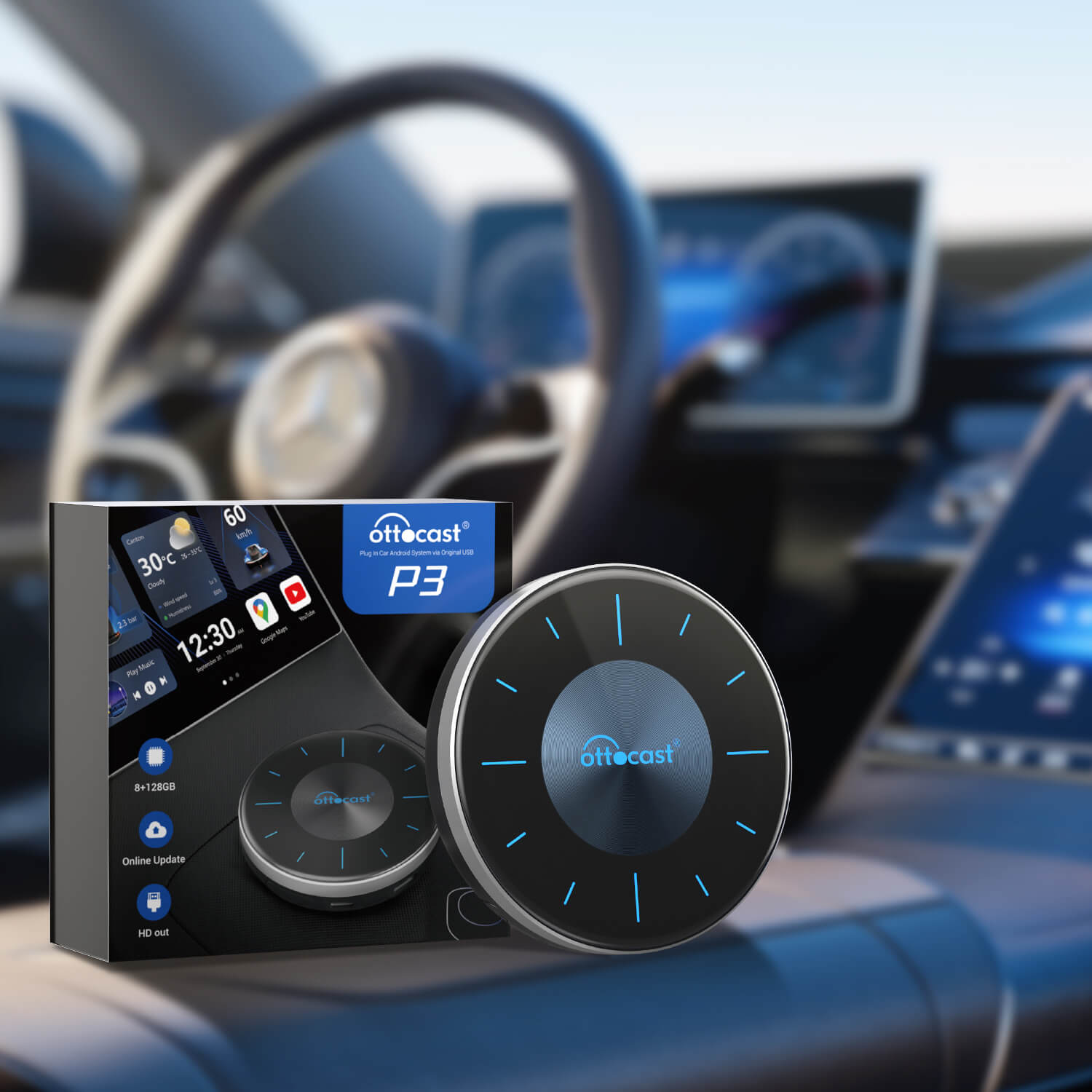 OttoAibox P3 CarPlay AI Box 